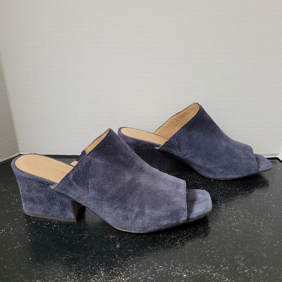 Banana Republic Blue Suede Mules - Picture 4 of 8